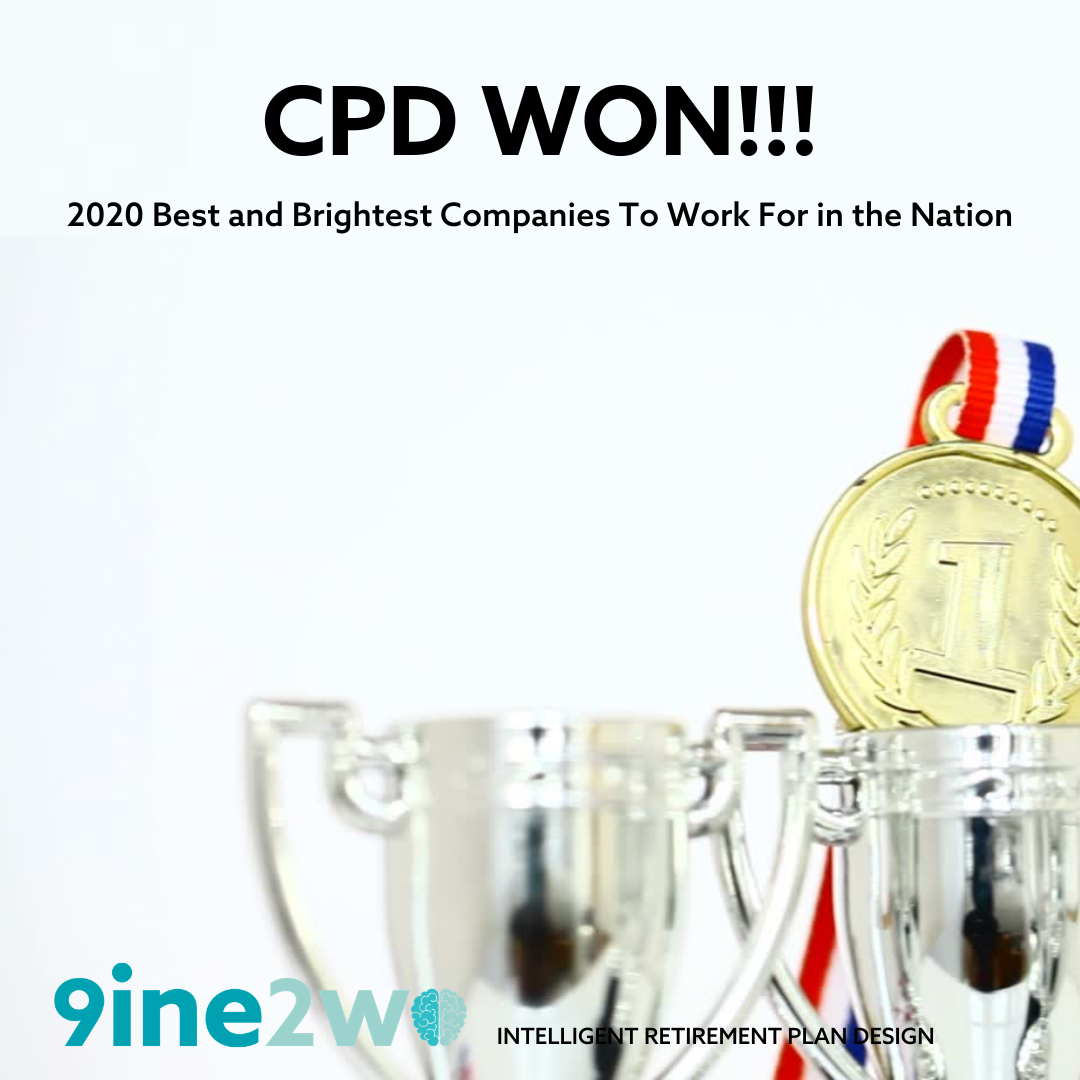 CPD WON! 2020 Best & Brightest Companies to Work for in the Nation